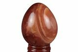 Colorful, Polished Carnelian Agate Egg - Madagascar #219065-1
